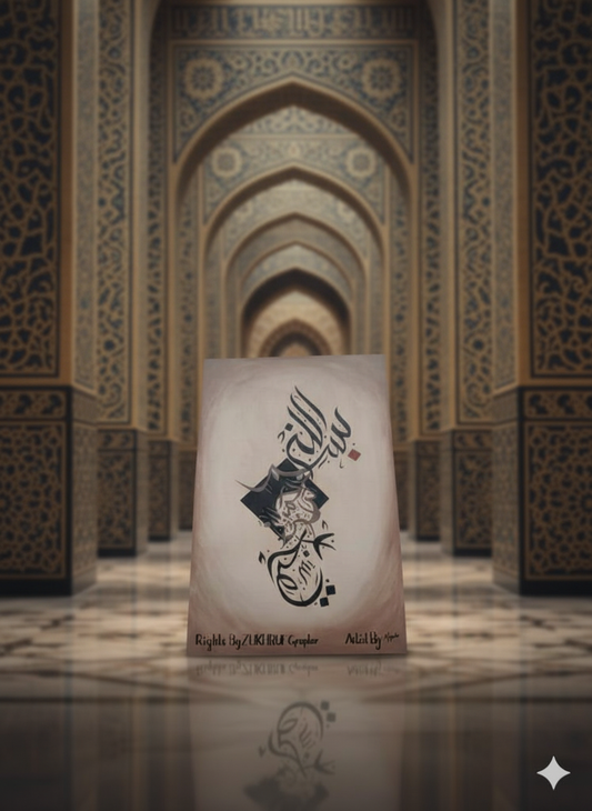 Sacred Beginning - Bismillah Calligraphy Art